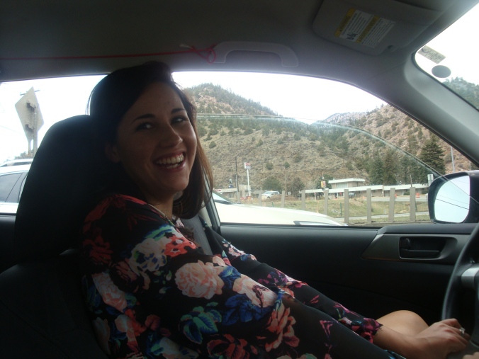 The birthday girl! :) We got stuck on the way there in traffic, so when stuck... take pics!
