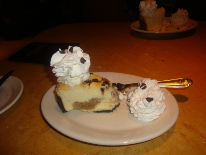 Next up... The Cheesecake Factory! Chocolate Chip Cookie Dough Cheesecake = my favorite. <3